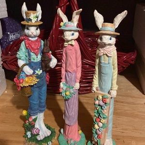 $25 each figurine, in set of 3 Easter, 3 Fall, or 2 Thanksgiving figurines.